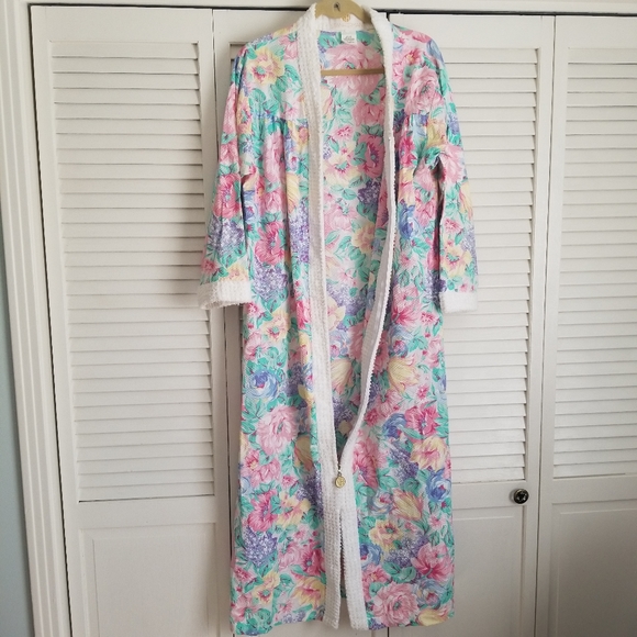 Vintage stanferman zipper floral robe - Picture 5 of 6